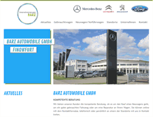 Tablet Screenshot of barz-automobile.de